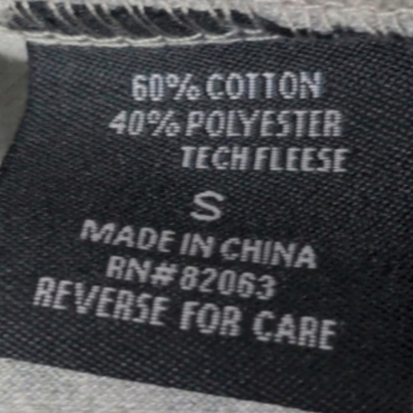 Oyster Guy Might Gray Zip Pocket Drawstring Waist Joggers size Small - Picture 8 of 9